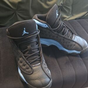 Nike Kids Black and Blue Sneakers